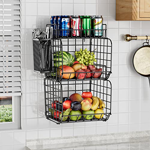 JANE EYRE Hanging Wire Fruit & Vegetable Basket - Image 3