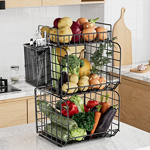 JANE EYRE Hanging Wire Fruit & Vegetable Basket - Image 2