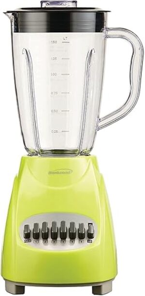Brentwood JB-220G 12-Speed Pulse Blender, Lime