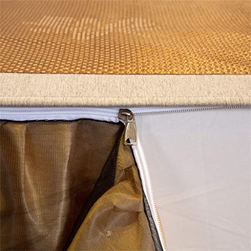 jdfhsjkdbdcvdbcks Rattan Mat Three-Piece Bed Skirt Set (A 1.8M) - Image 5