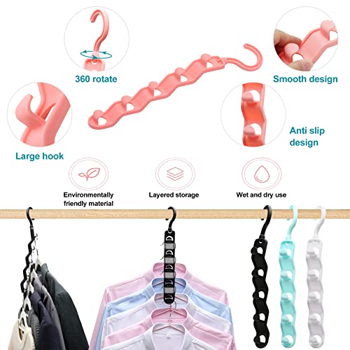 JIAYIISHU Upgraded Closet Organizers And Storage Hangers - Image 4