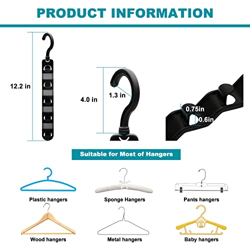 JIAYIISHU Upgraded Closet Organizers And Storage Hangers - Image 5