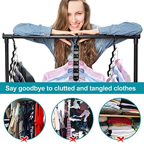 JIAYIISHU Upgraded Closet Organizers And Storage Hangers - Image 2