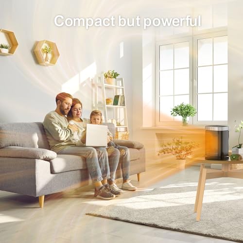 JIBUFI Small Portable Space Heater With Remote - Image 3