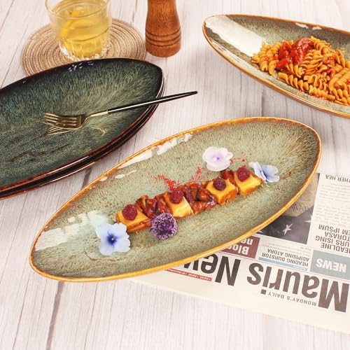 jinsongdafa Ceramic Dinner Plates Set, Scratch Resistant - Image 4