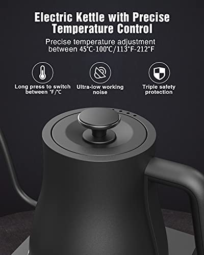 Jocuu Gooseneck Electric Kettle With Temperature Control - Image 4