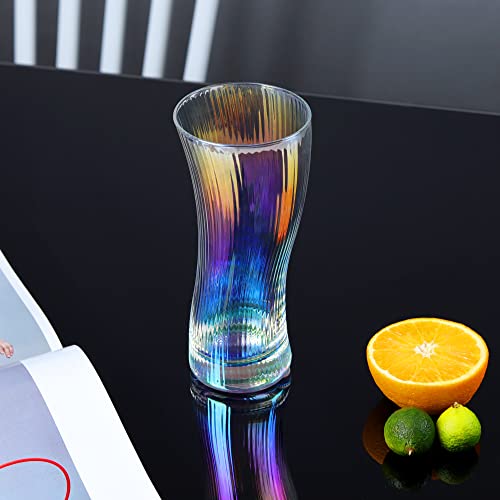 Joeyan Origami Style Ribbed Glass Tumbler - Image 4