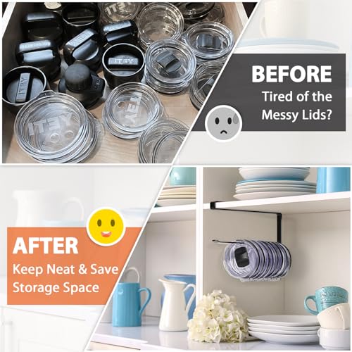 Jolensoy Horizontal Tumbler Lid Storage Hook - Image 5