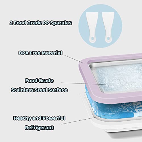 JoyMech Rolled Ice Cream Maker, Lavender - Image 4