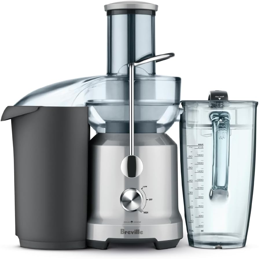 Juicer Machine RM-BJE430SIL, Brushed Stainless Steel