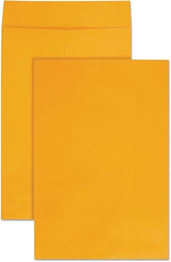 Quality Park Jumbo Envelopes, 28Lb, 12-1/2"x18-1/2", 25/BX