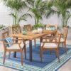Christopher Knight Home Justin Outdoor 7 Piece Dining Set