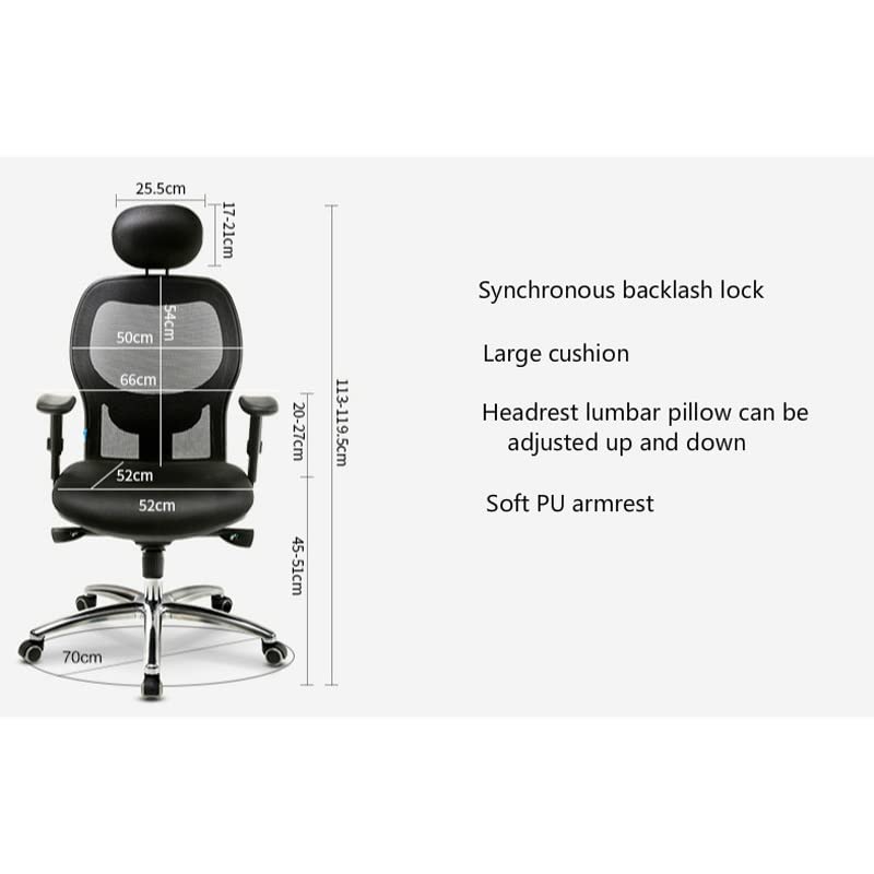 KARREAL Ergonomic Reclinable Office Chair With Cushion - Image 2