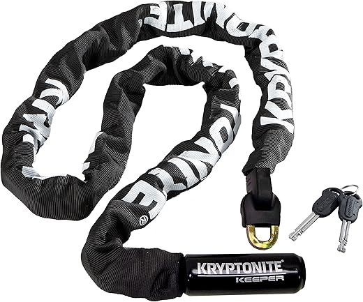 Kryptonite Keeper 712 Bike Chain Lock, Black