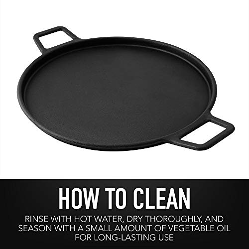 Kenmore Cast Iron Pizza Pan Round Griddle PA-20208-AM - Image 4