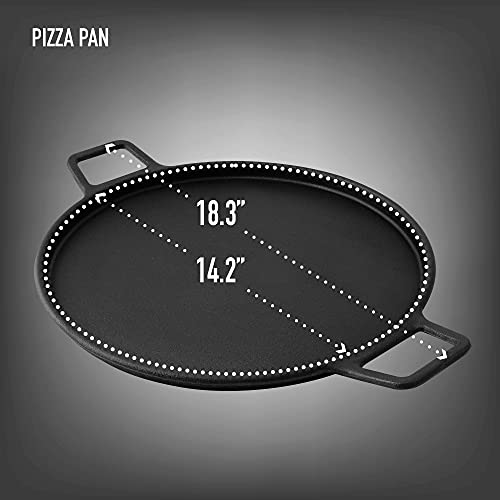 Kenmore Cast Iron Pizza Pan Round Griddle PA-20208-AM - Image 2