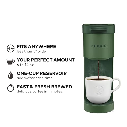 Keurig K-Mini Single Serve Coffee Maker, Evergreen - Image 3