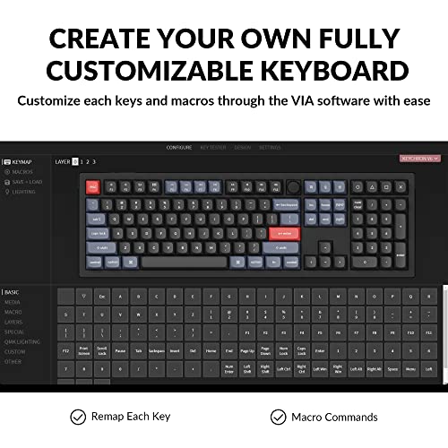 Keychron V6 Wired Mechanical Keyboard Knob Version - Image 3