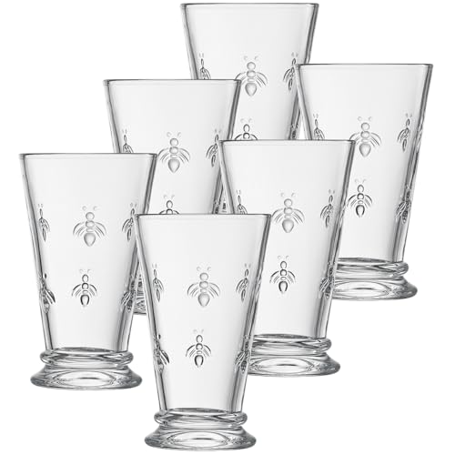 Khen Bee Embossed Highball Glasses Set - Image 5