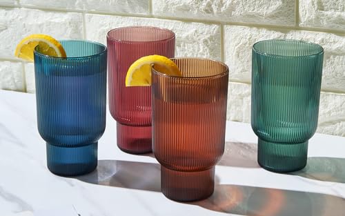 Khen Shatterproof Acrylic Tall Drinking Glasses Set - Image 3