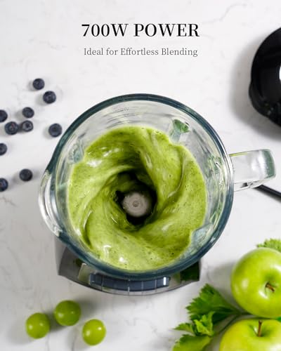 KIDISLE 700W Blender With 9 Functions, 52oz Jar - Image 5