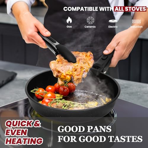 Kikcoin 20 Pcs Nonstick Cookware Set With Removable Handles - Image 5