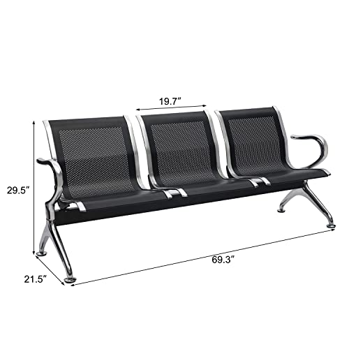 Kinfant 5-Seat Waiting Room Chairs Sofa - Image 3