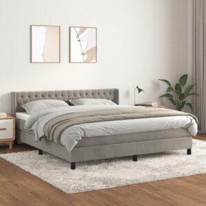 GFFFFFFJJJJJJJJJJJ King Velvet Box Spring Bed 173.03lbs