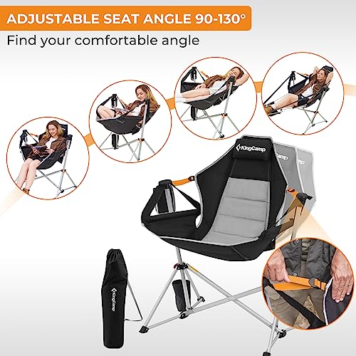KingCamp Camping Hammock Folding Rocking Chair - Image 3