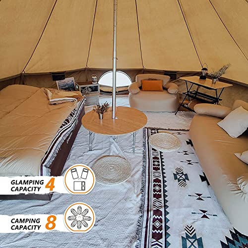 KingCamp Canvas Bell Tent For Camping, 4 Seasons - Image 5
