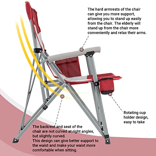 KingCamp Portable 300LBS Heavy Duty Folding Chair - Image 3