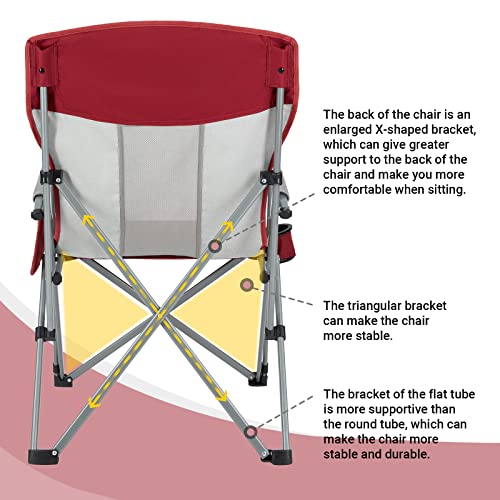KingCamp Portable 300LBS Heavy Duty Folding Chair - Image 5