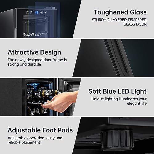KingChii 6 Bottle Thermoelectric Wine Cooler - Image 4