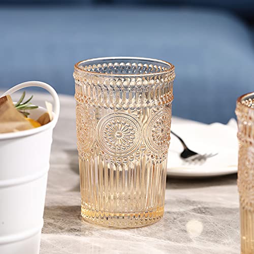 Kingrol Colored Drinking Glasses, 6 Pack, 12 oz - Image 4