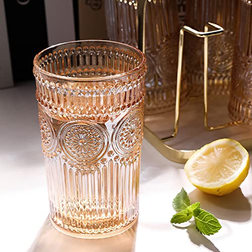 Kingrol Colored Drinking Glasses, 6 Pack, 12 oz - Image 5