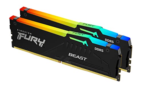 Kingston FURY Beast RGB 16GB DDR5 Memory KF552C40BBAK2-16 - Image 2