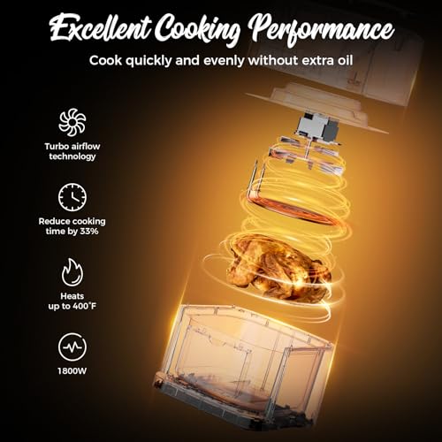 Kitchen Elite Air Fryer 8 Qt With Clear Window - Image 2