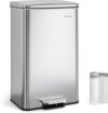 SONGMICS Kitchen Trash Can, 10.5 Gallon, Soft Close, ULTB540E40