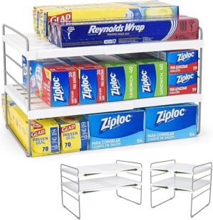 Aionvidas Kitchen Wrap Box Organizer Rack