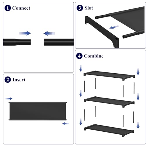 Kitsure Premium Non-Woven Shoe Rack Shelf - Image 4