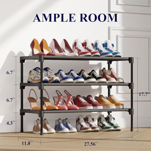 Kitsure Premium Non-Woven Shoe Rack Shelf - Image 2