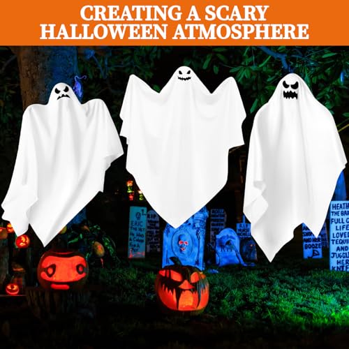 KIYTARBOO Halloween Hanging Ghosts Outdoor Decor - Image 3