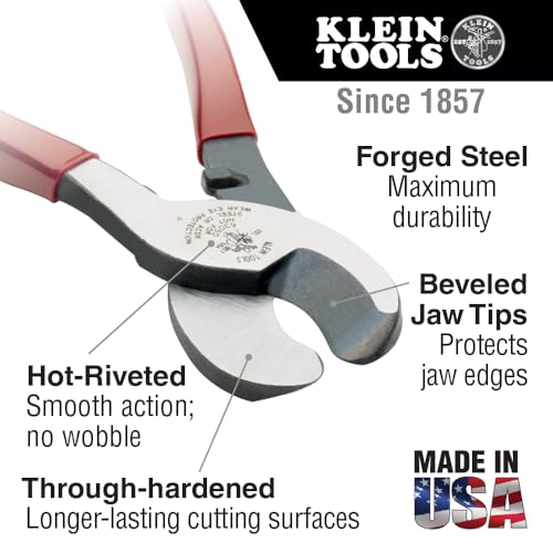 Klein Tools Cable Cutter 63050, Heavy Duty For Aluminum - Image 2