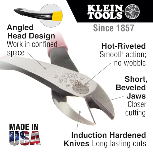 Klein Tools D248-8 Diagonal Cutting Pliers, 8-Inch - Image 2