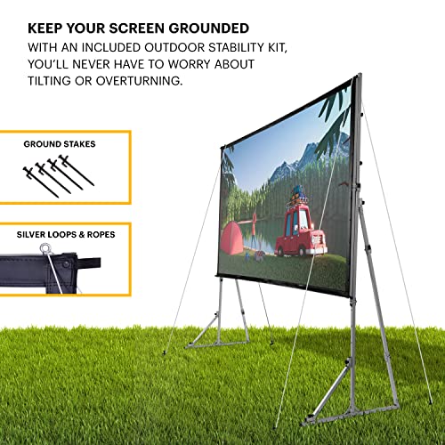 KODAK 150β Portable Projector Screen W/Stand - Image 4