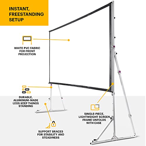 KODAK 150β Portable Projector Screen W/Stand - Image 2