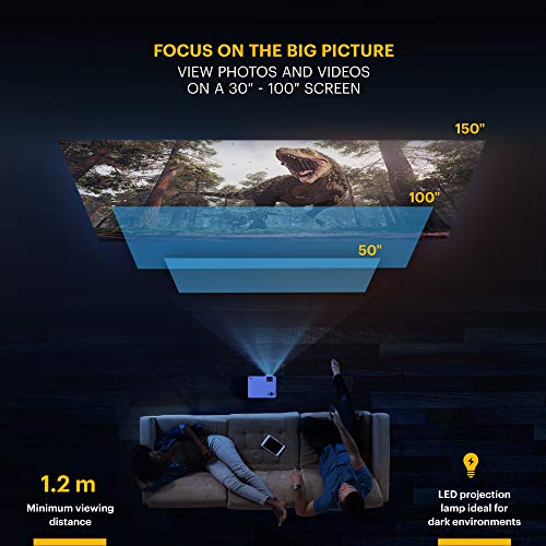 KODAK Flik X4 Home Projector | 1080p Compatibility - Image 3