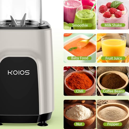 KOIOS 900W Countertop Blender For Shakes And Smoothies - Image 4