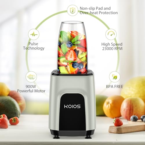 KOIOS 900W Countertop Blender For Shakes And Smoothies - Image 5