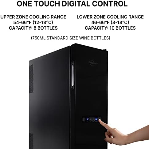Koolatron 18 Bottle Dual Zone Wine Cooler - Image 4